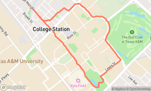 Evening Run route