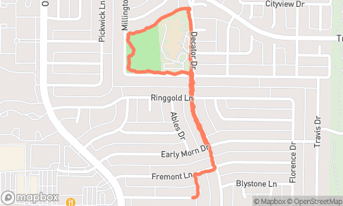 Morning Run route