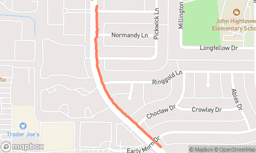 Snow Walk route