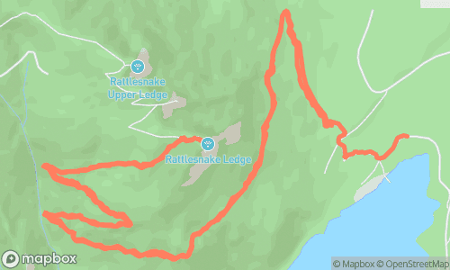 Sunrise Hike route