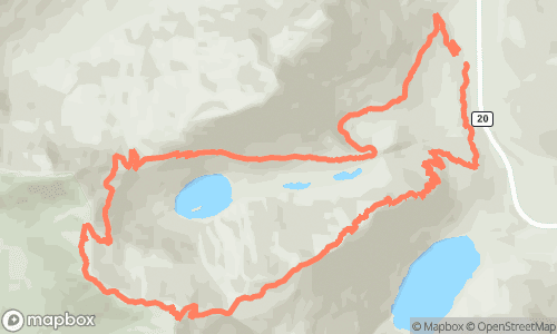 Morning Hike route