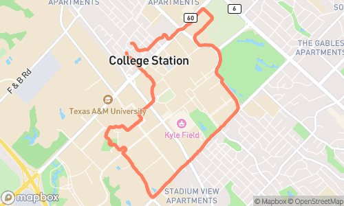 evening run route