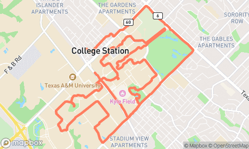 Half Marathon route